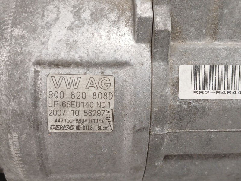 Recambio de compresor aire acondicionado para seat ibiza iii (6l1) 1.9 tdi referencia OEM IAM 6Q0820808D  