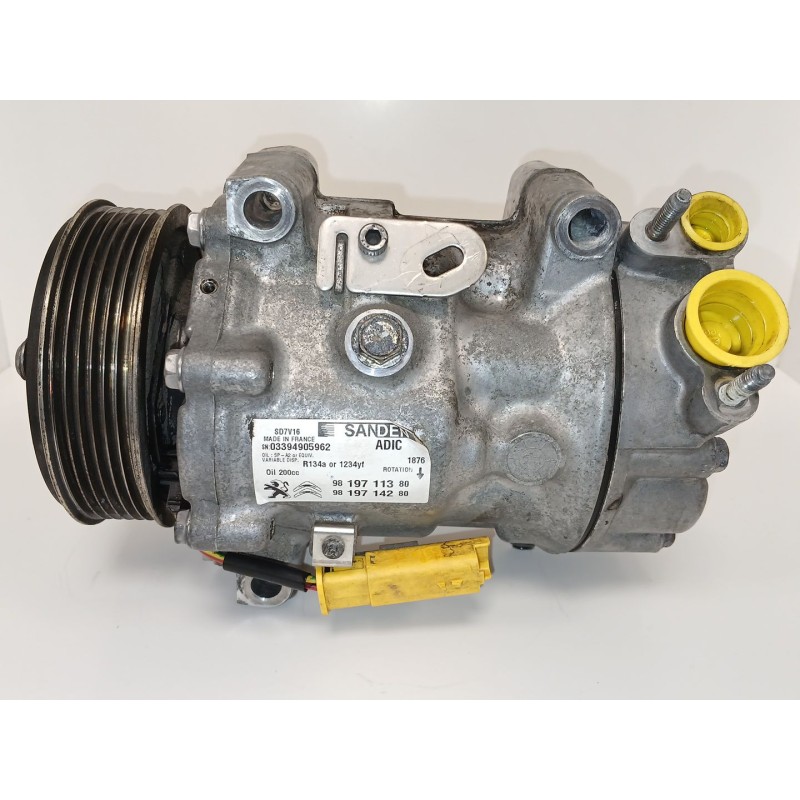 Recambio de compresor aire acondicionado para citroën jumper ii autobús 2.0 bluehdi 130 referencia OEM IAM 9819711380 9819714280