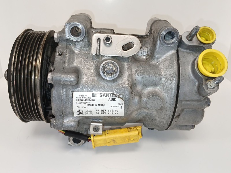 Recambio de compresor aire acondicionado para citroën jumper ii autobús 2.0 bluehdi 130 referencia OEM IAM 9819711380 9819714280