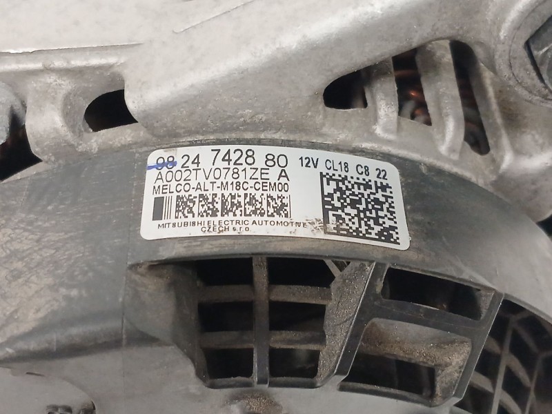 Recambio de alternador para citroën jumper ii autobús 2.0 bluehdi 130 referencia OEM IAM 9824742880 A002TV0781ZEA 