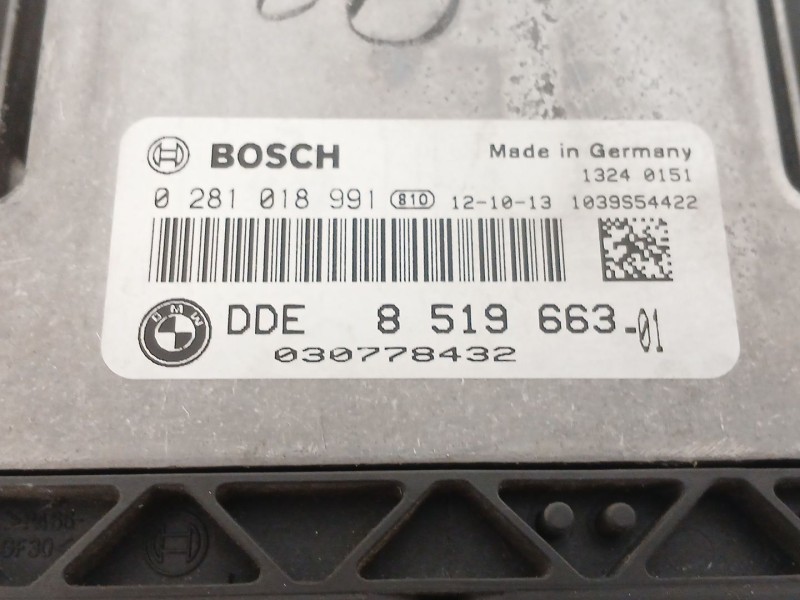 Recambio de centralita motor uce para mini mini (r56) one d referencia OEM IAM 0281018991 8519663 