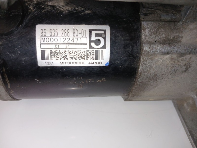 Recambio de motor arranque para citroën c4 picasso i monospace (ud_) 1.6 hdi 110 referencia OEM IAM 9663528880 MOOOT22471 