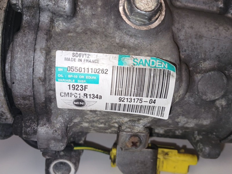 Recambio de compresor aire acondicionado para mini mini (r56) one d referencia OEM IAM 05501110262 1923F 