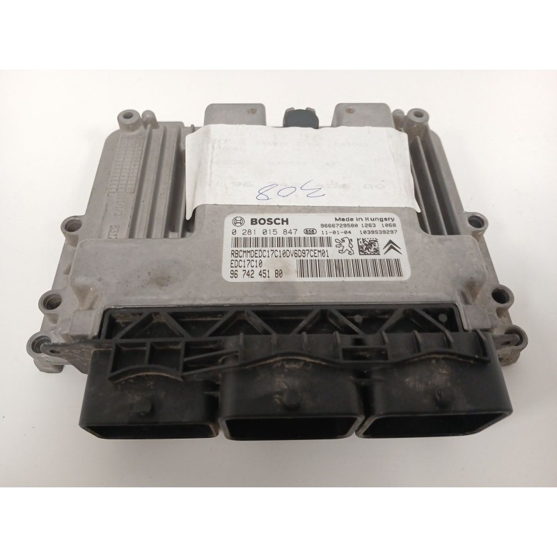Recambio de centralita motor uce para peugeot 308 i (4a_, 4c_) 1.6 hdi referencia OEM IAM 9674245180  EDC17C10