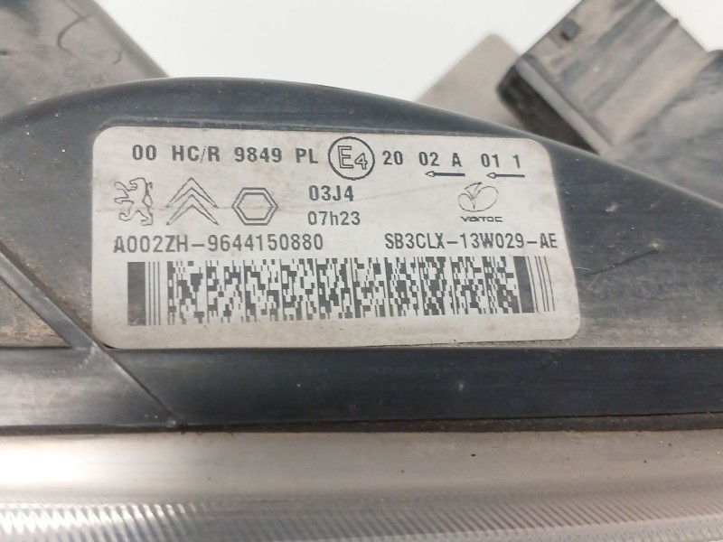 Recambio de faro derecho para citroën berlingo / berlingo first furgoneta/monovolumen (m_) 2.0 hdi 90 (mbrhy, mcrhy) referencia 