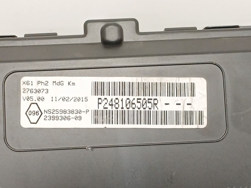 Recambio de cuadro instrumentos para renault kangoo / grand kangoo ii (kw0/1_) 1.5 dci 90 (kw05, kw08, kw0g, kw11) referencia OE