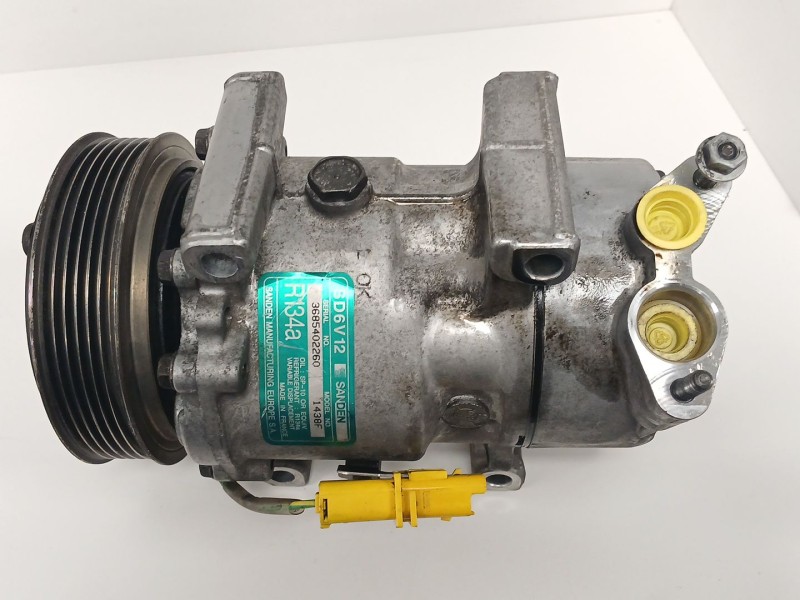 Recambio de compresor aire acondicionado para peugeot 206 hatchback (2a/c) 1.4 hdi eco 70 referencia OEM IAM 1438F 3685402260 