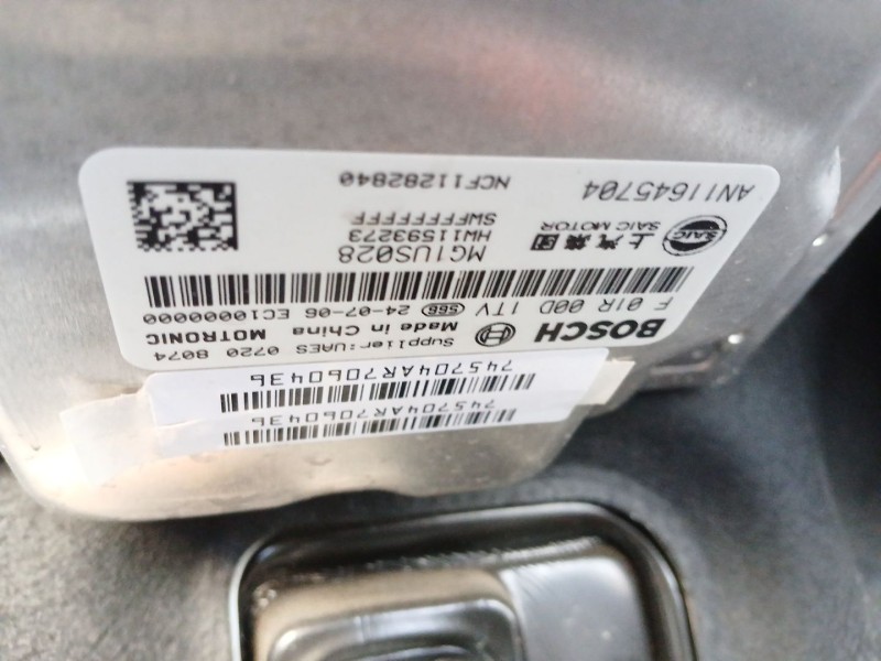 Recambio de centralita motor uce para mg mg3 hybrid+ 1.5 referencia OEM IAM F01R00D1TV  