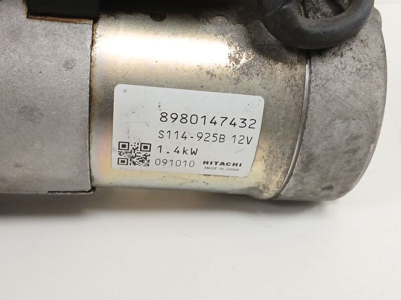 Recambio de motor arranque para opel astra j lim. 1.7 16v cdti referencia OEM IAM 8980147432  
