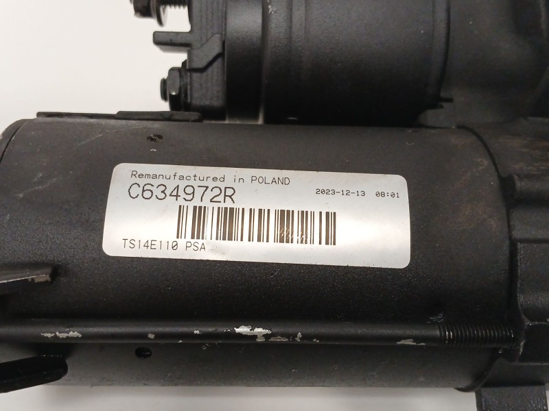 Recambio de motor arranque para citroën berlingo furgoneta/monovolumen (b9) 1.6 bluehdi 100 referencia OEM IAM C634972R TS14E110