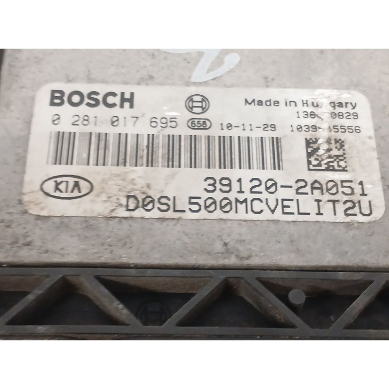Recambio de centralita motor uce para kia sportage iii (sl) 1.7 crdi referencia OEM IAM 0281017695  