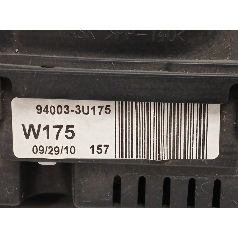 Recambio de cuadro instrumentos para kia sportage iii (sl) 1.7 crdi referencia OEM IAM 940033U175 W175 