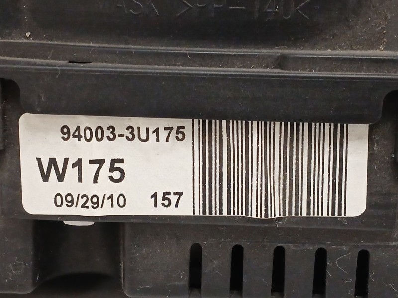 Recambio de cuadro instrumentos para kia sportage iii (sl) 1.7 crdi referencia OEM IAM 940033U175 W175 
