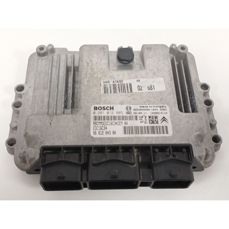 Recambio de centralita motor uce para peugeot 207/207+ (wa_, wc_) 1.6 hdi referencia OEM IAM 0281012985 9661204380 