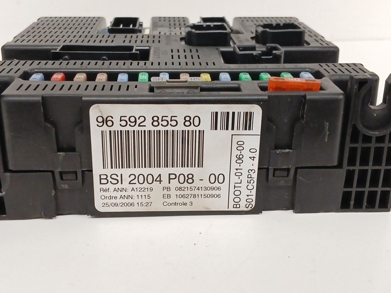 Recambio de caja reles / fusibles para peugeot 207/207+ (wa_, wc_) 1.6 hdi referencia OEM IAM 9659285580 BSI2004 
