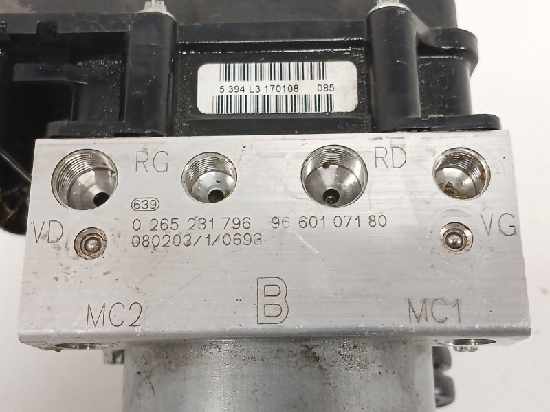 Recambio de abs para peugeot 308 i (4a_, 4c_) 1.6 16v referencia OEM IAM 9660107180 0265231796 