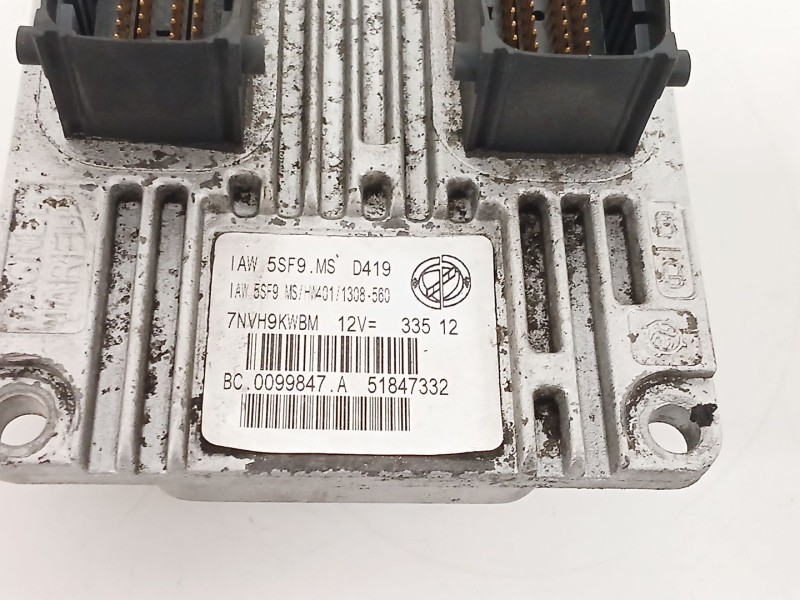 Recambio de centralita motor uce para fiat 500 (312_) 1.2 (312axa1a) referencia OEM IAM 7NVH9KWBM  