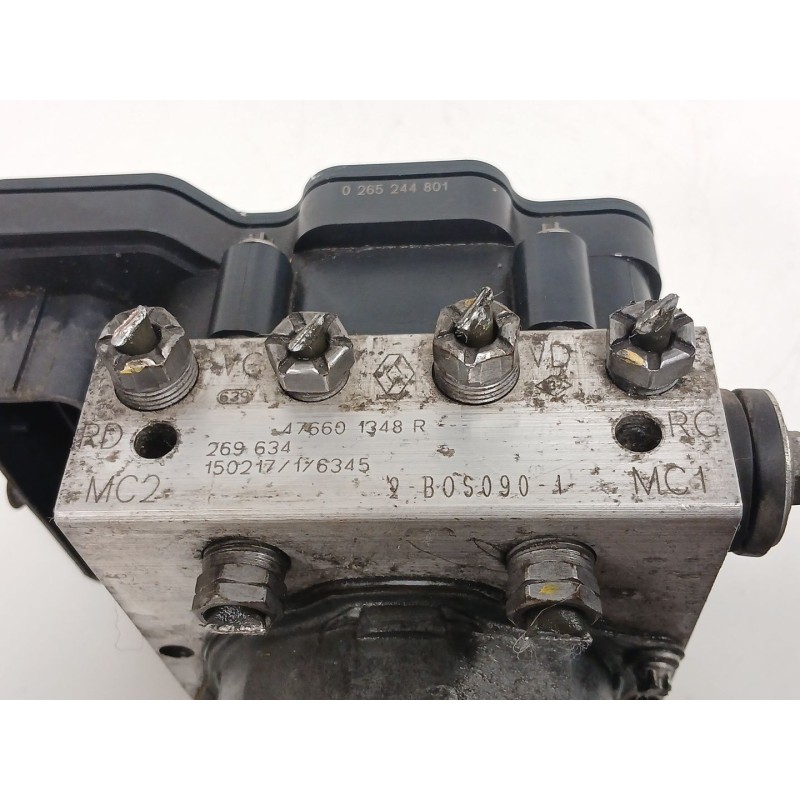 Recambio de abs para renault kangoo / grand kangoo ii (kw0/1_) 1.5 dci 90 (kw05, kw08, kw0g, kw11) referencia OEM IAM 0265956285
