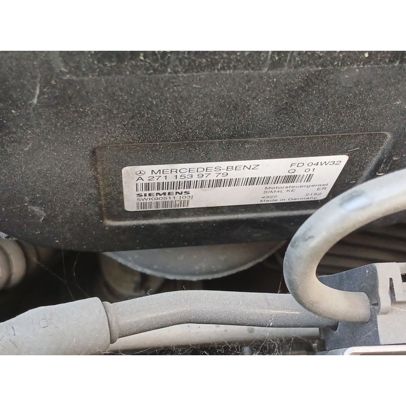 Recambio de centralita motor uce para mercedes-benz slk (r171) 200 kompressor (171.442) referencia OEM IAM A2711539779 5WK90511 