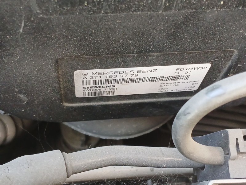 Recambio de centralita motor uce para mercedes-benz slk (r171) 200 kompressor (171.442) referencia OEM IAM A2711539779 5WK90511 