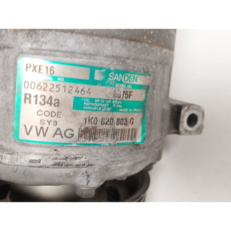 Recambio de compresor aire acondicionado para skoda octavia ii (1z3) 1.9 tdi referencia OEM IAM 1K0820803G  