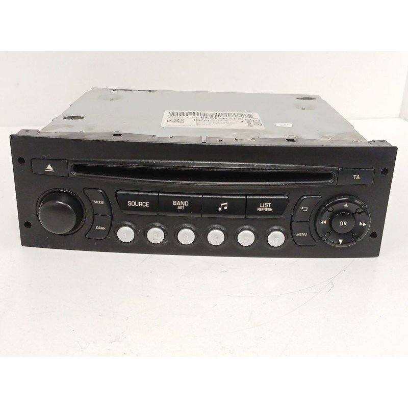 Recambio de sistema audio / radio cd para citroën jumpy ii furgoneta 1.6 hdi 90 8v referencia OEM IAM 98053736XT00  
