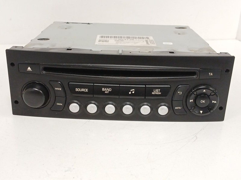 Recambio de sistema audio / radio cd para citroën jumpy ii furgoneta 1.6 hdi 90 8v referencia OEM IAM 98053736XT00  