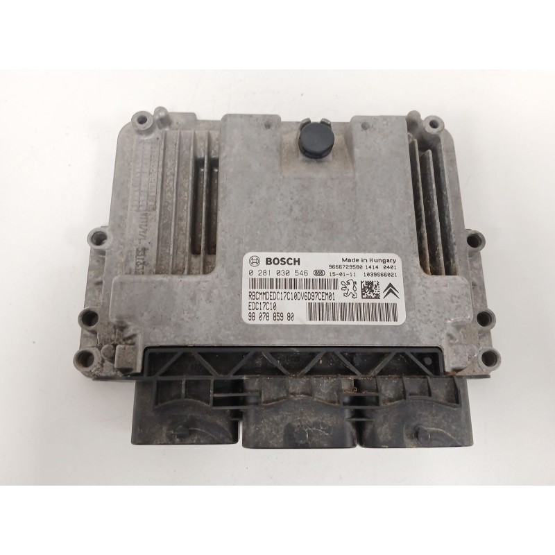 Recambio de centralita motor uce para citroën jumpy ii furgoneta 1.6 hdi 90 8v referencia OEM IAM 0281030546 9666729580 