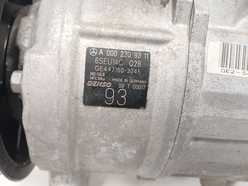 Recambio de compresor aire acondicionado para mercedes-benz slk (r171) 200 kompressor (171.442) referencia OEM IAM A0002309311 6