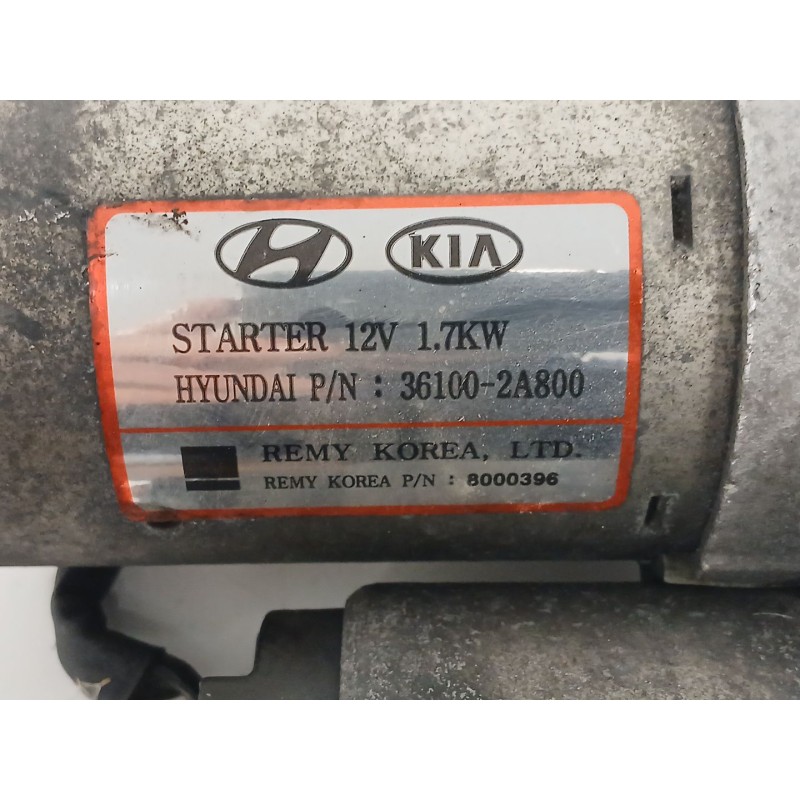 Recambio de motor arranque para kia sportage iii (sl) 1.7 crdi referencia OEM IAM 361002A800  