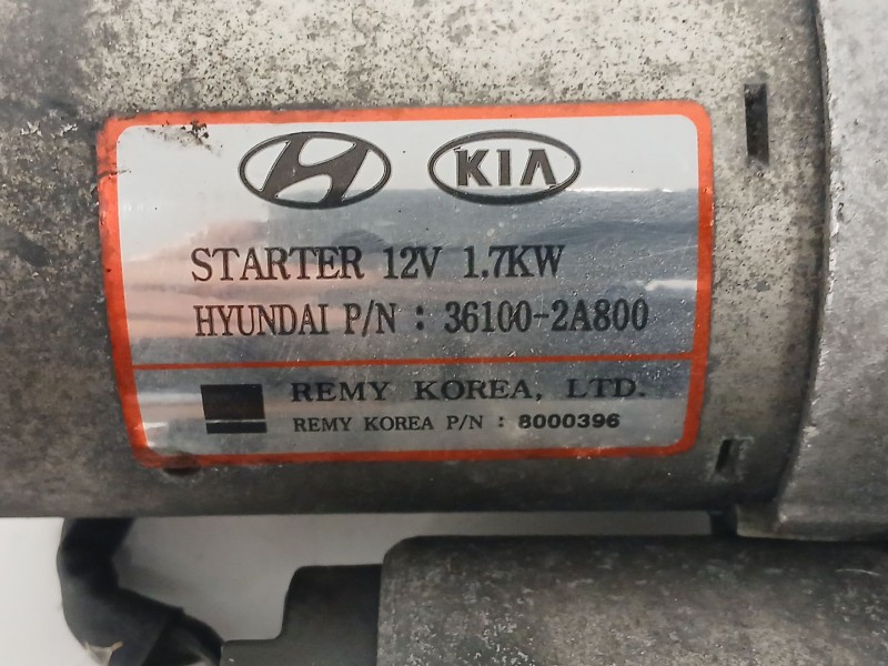 Recambio de motor arranque para kia sportage iii (sl) 1.7 crdi referencia OEM IAM 361002A800  