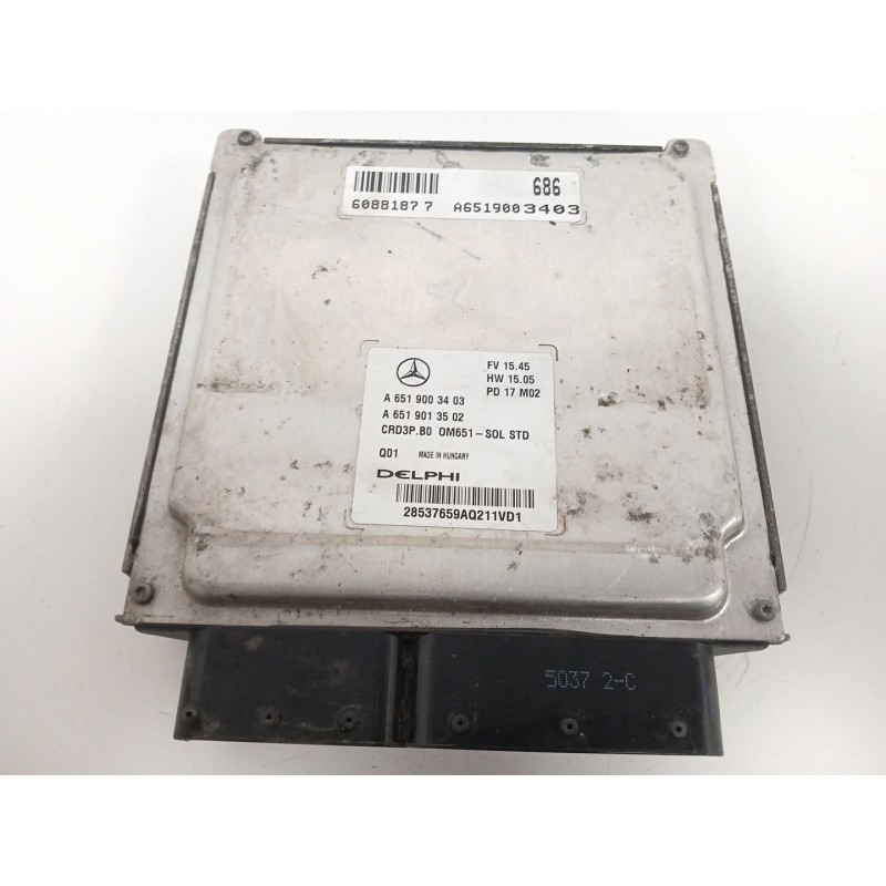 Recambio de centralita motor uce para mercedes-benz sprinter 3,5-t furgoneta (b906) 316 cdi (906.631, 906.633, 906.635, 906.637)