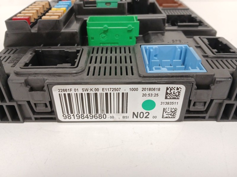 Recambio de caja reles / fusibles para peugeot 208 i (ca_, cc_) 1.5 bluehdi 100 referencia OEM IAM 9819849680 BSIN02 