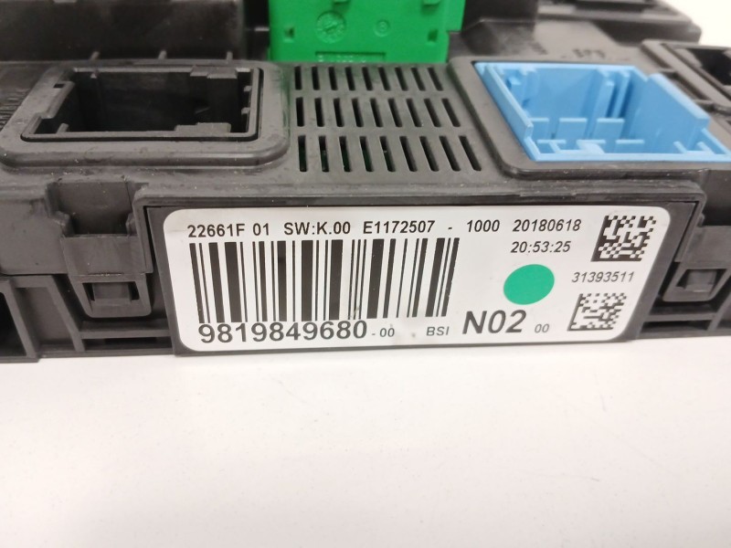Recambio de caja reles / fusibles para peugeot 208 i (ca_, cc_) 1.5 bluehdi 100 referencia OEM IAM 9819849680 BSIN02 