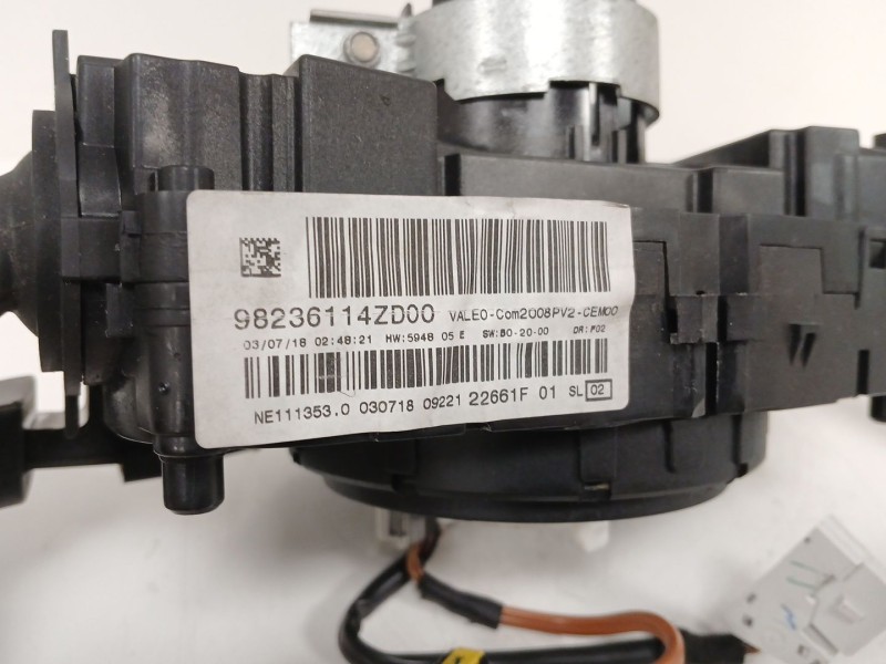 Recambio de mando luces para peugeot 208 i (ca_, cc_) 1.5 bluehdi 100 referencia OEM IAM 98236114ZD00 COM2008 