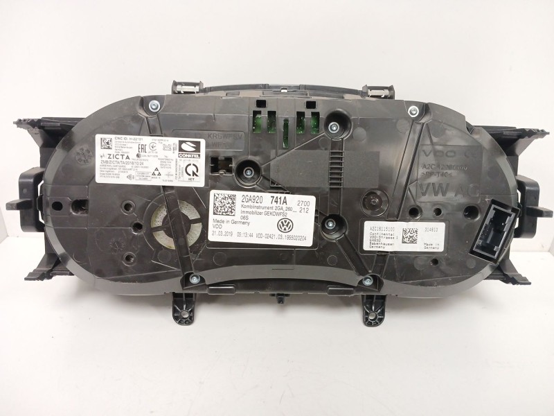Recambio de cuadro instrumentos para volkswagen t-roc (a11, d11) 1.6 tdi referencia OEM IAM 2GA920741A  