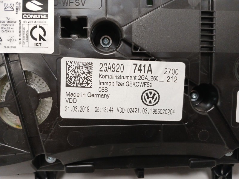 Recambio de cuadro instrumentos para volkswagen t-roc (a11, d11) 1.6 tdi referencia OEM IAM 2GA920741A  