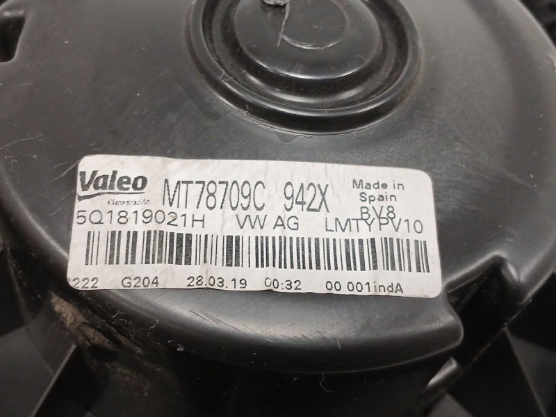 Recambio de motor calefaccion para volkswagen t-roc (a11, d11) 1.6 tdi referencia OEM IAM 5Q1819021H 5Q0907521C 