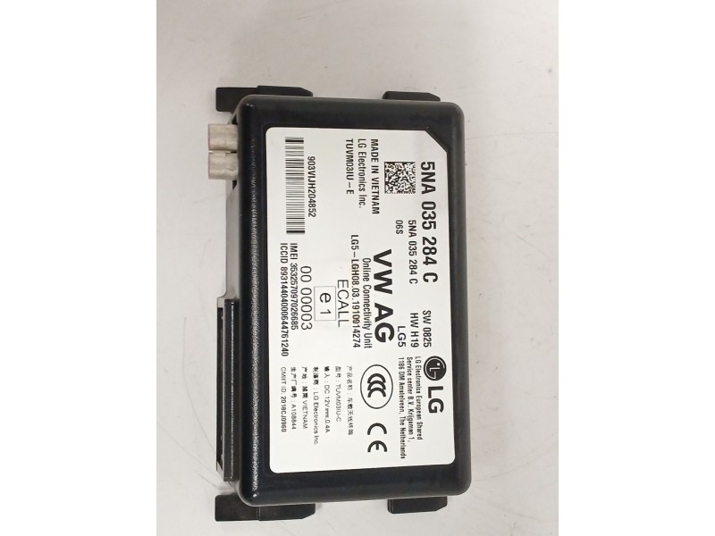 Recambio de modulo electronico para volkswagen t-roc (a11, d11) 1.6 tdi referencia OEM IAM 5NA035284C  