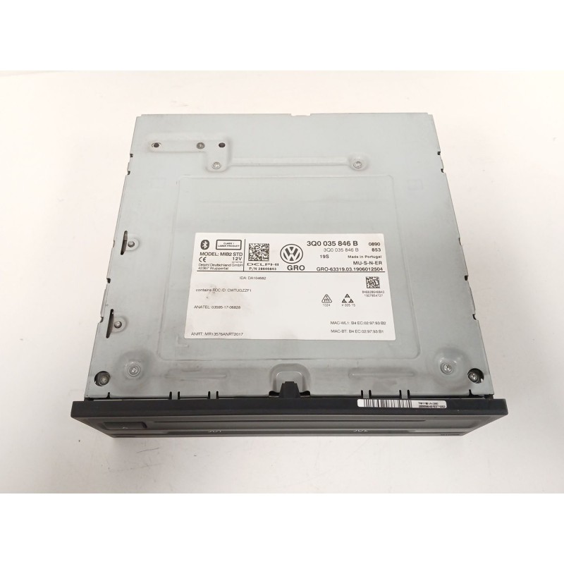Recambio de sistema navegacion gps para volkswagen t-roc (a11, d11) 1.6 tdi referencia OEM IAM 3Q0035846B  
