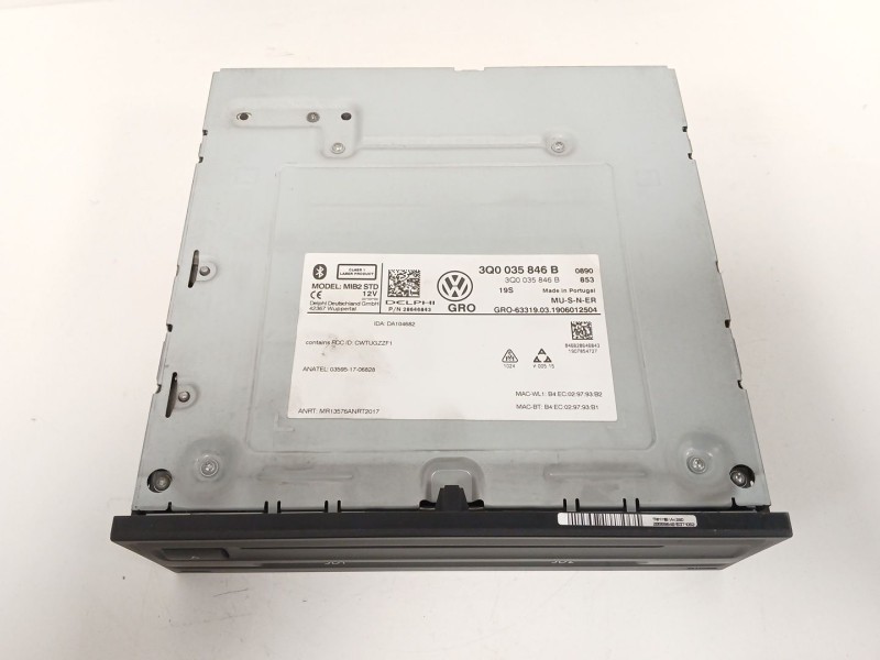 Recambio de sistema navegacion gps para volkswagen t-roc (a11, d11) 1.6 tdi referencia OEM IAM 3Q0035846B  