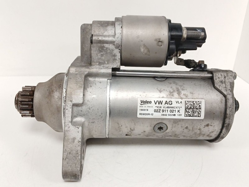 Recambio de motor arranque para volkswagen t-roc (a11, d11) 1.6 tdi referencia OEM IAM 02Z911021K  