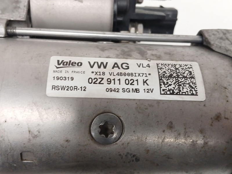 Recambio de motor arranque para volkswagen t-roc (a11, d11) 1.6 tdi referencia OEM IAM 02Z911021K  