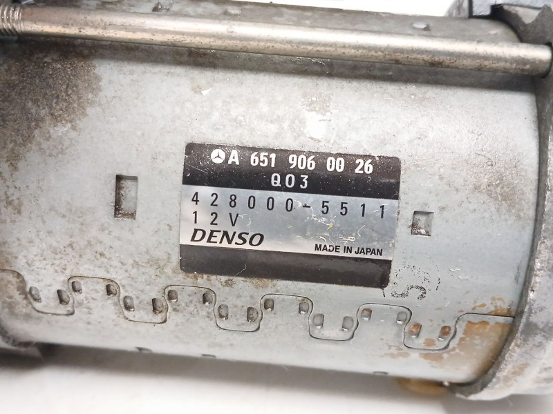 Recambio de motor arranque para mercedes-benz sprinter 3,5-t furgoneta (b906) 316 cdi (906.631, 906.633, 906.635, 906.637) refer