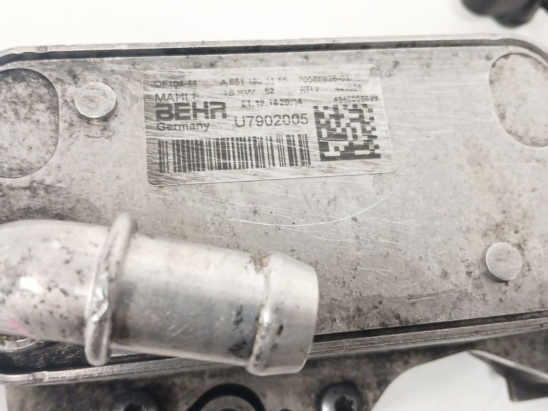 Recambio de enfriador aceite motor para mercedes-benz sprinter 3,5-t furgoneta (b906) 316 cdi (906.631, 906.633, 906.635, 906.63