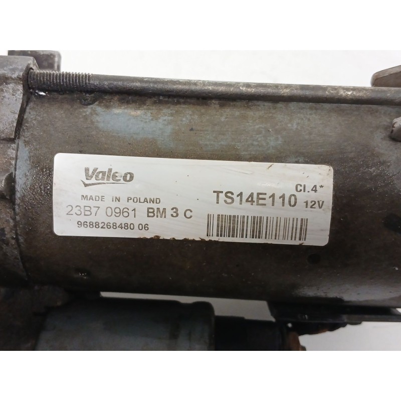Recambio de motor arranque para peugeot partner tepee 1.6 hdi / bluehdi 75 referencia OEM IAM TS14E110 968826848006 23B70961BM3C