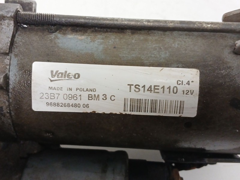 Recambio de motor arranque para peugeot partner tepee 1.6 hdi / bluehdi 75 referencia OEM IAM TS14E110 968826848006 23B70961BM3C