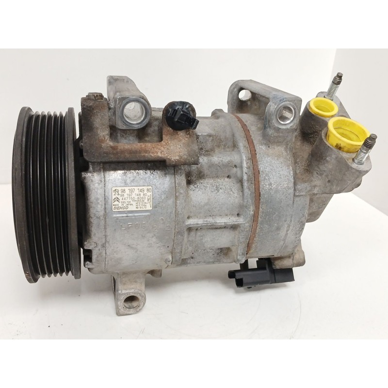 Recambio de compresor aire acondicionado para peugeot partner tepee 1.6 hdi / bluehdi 75 referencia OEM IAM 9819714980 981971488
