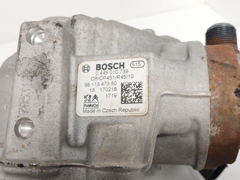 Recambio de bomba inyeccion para peugeot partner tepee 1.6 hdi / bluehdi 75 referencia OEM IAM 0445010739 9811347380 
