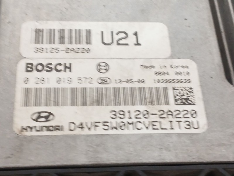 Recambio de centralita motor uce para hyundai i40 i (vf) 1.7 crdi referencia OEM IAM 0281019572 391202A220 